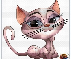 The Cunning Lady Cross Stitch Pattern