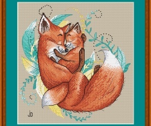 Magic Books Cross Stitch Pattern, code KN-Free-01 Ksenia Novikova