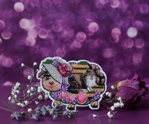 Lamb. Мау Cross Stitch Pattern