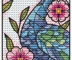 Bookmark Peacock Cross Stitch Pattern