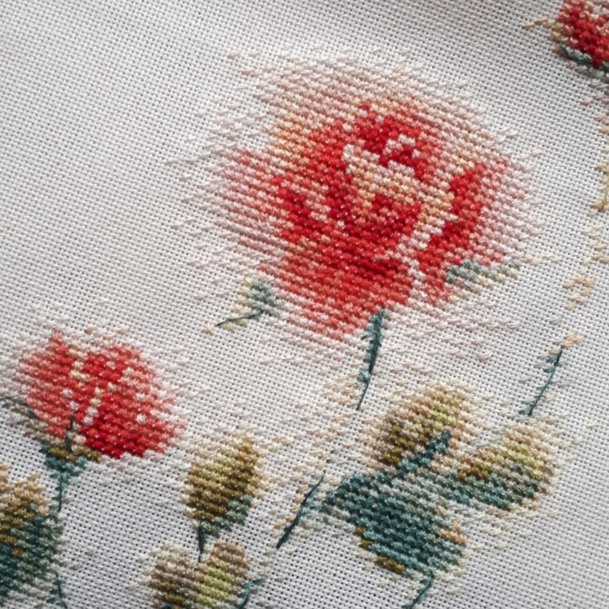 Rose Buds Cross Stitch Pattern фото 5