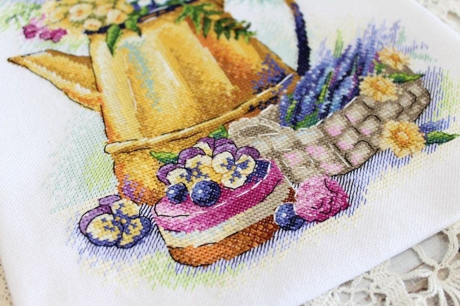 Lavender Treat Cross Stitch Kit фото 5