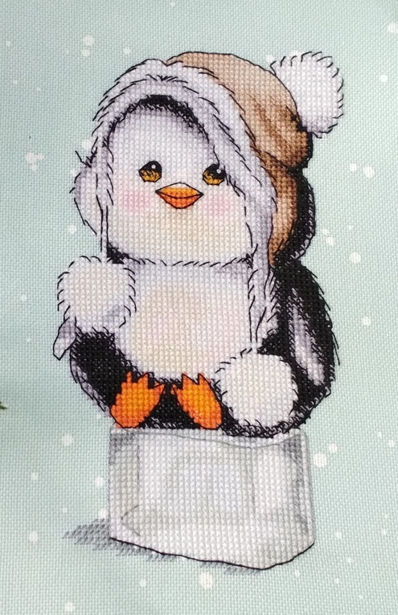Penguin on Ice Cross Stitch Pattern фото 6