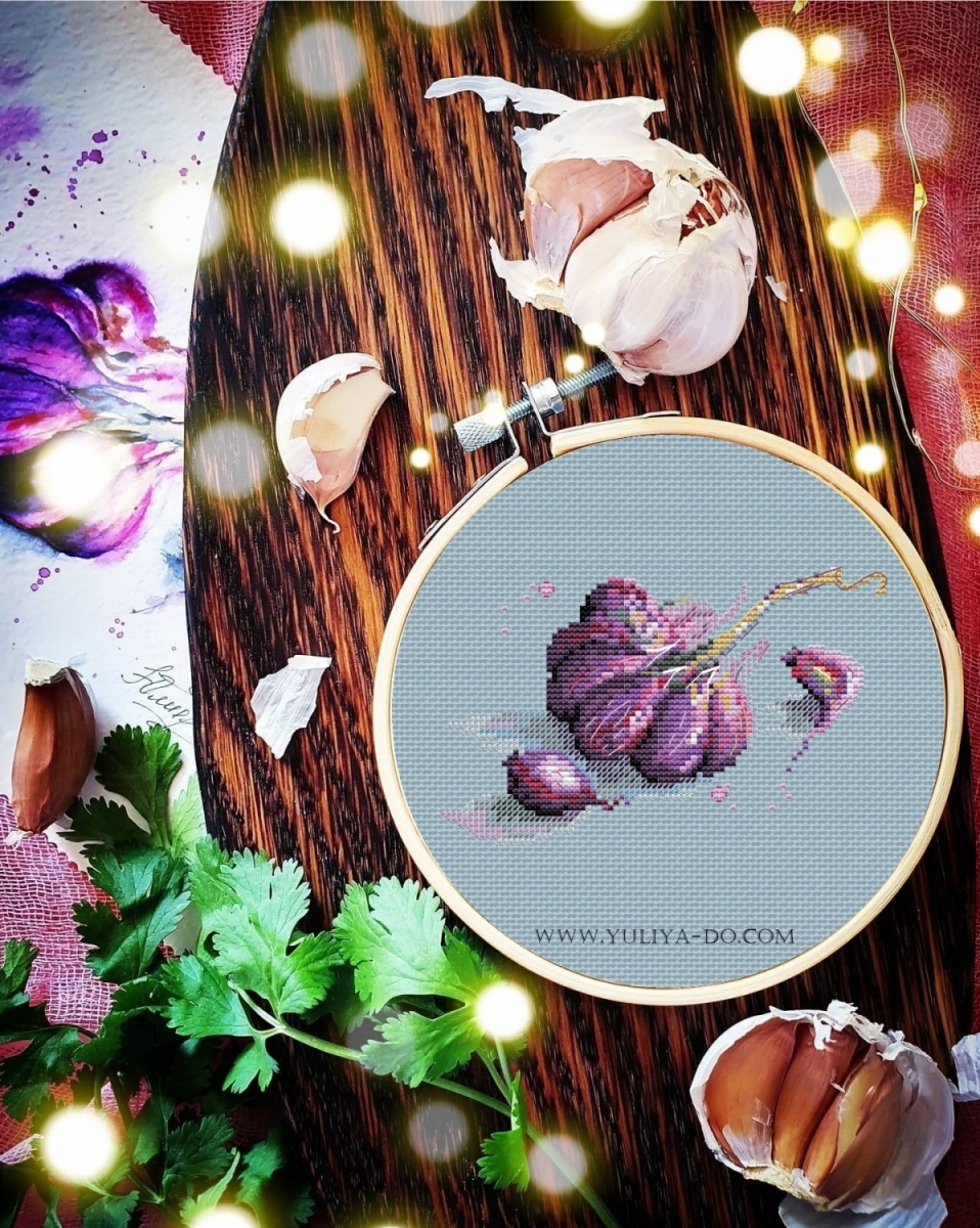Garlic Cross Stitch Pattern фото 9