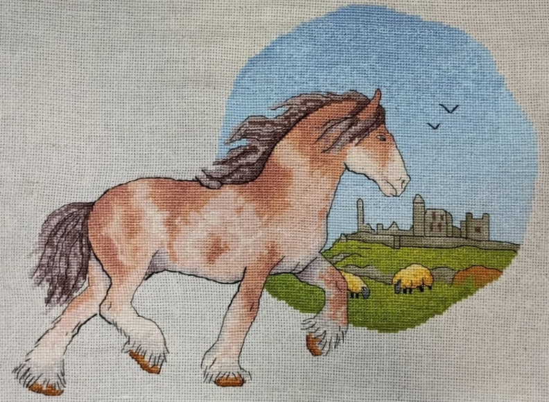 Clydesdale Cross Stitch Pattern фото 2