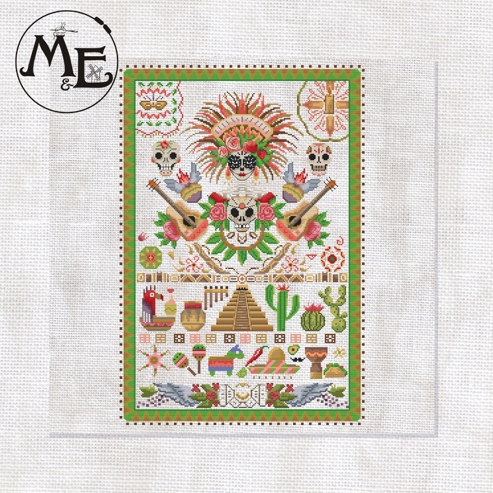 Mexico Cross Stitch Pattern фото 1