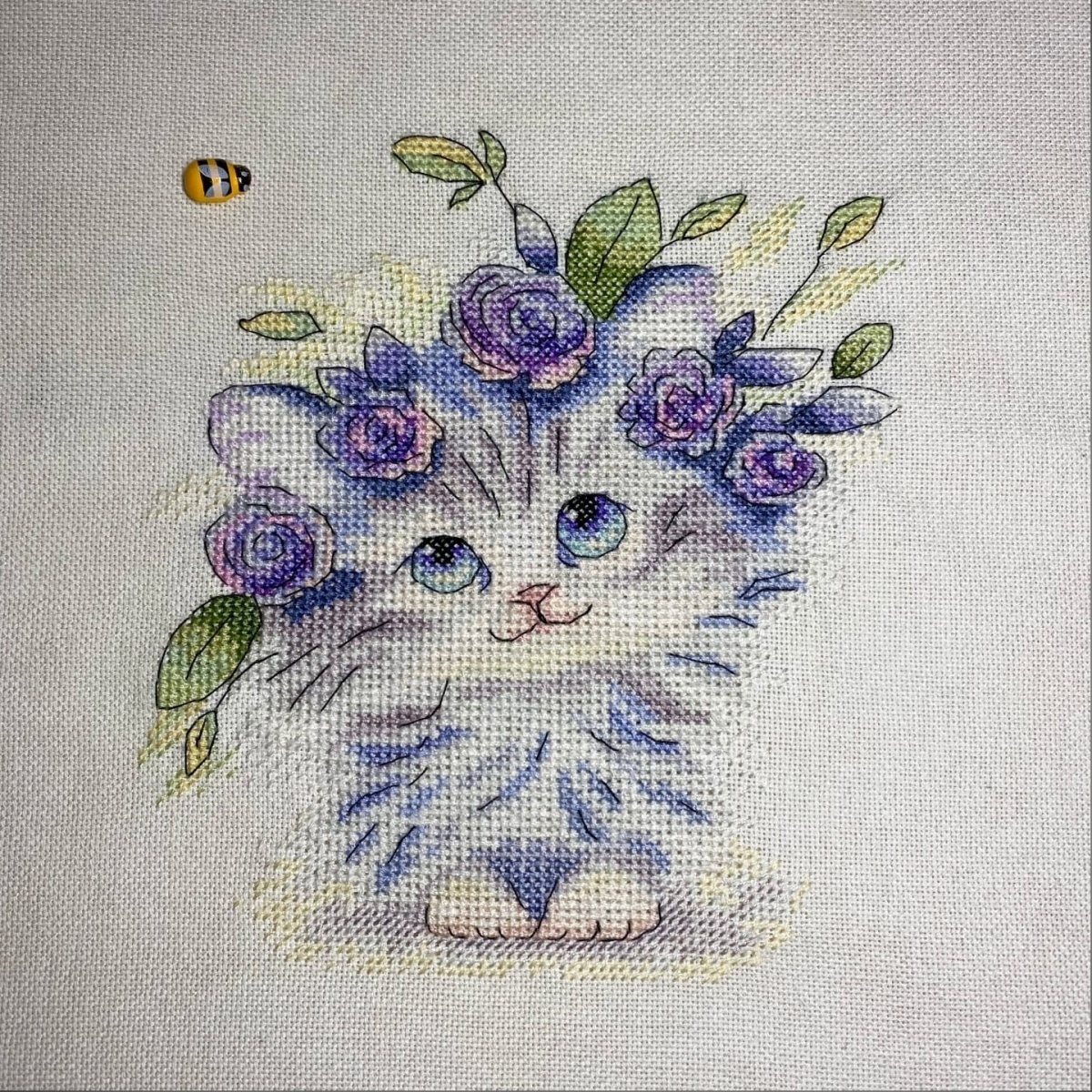 A Kitty Cross Stitch Pattern фото 3