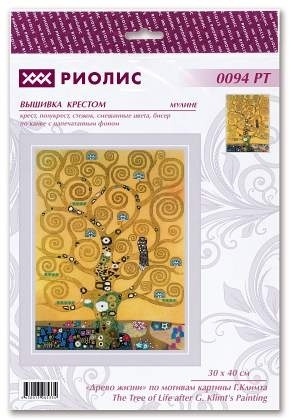 The Tree of Life after G. Klimt's Painting Cross Stitch Kit фото 2