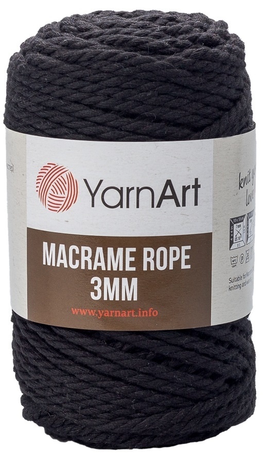 YarnArt Macrame Rope 3mm 60% cotton, 40% viscose and polyester, 4 Skein Value Pack, 1000g фото 2