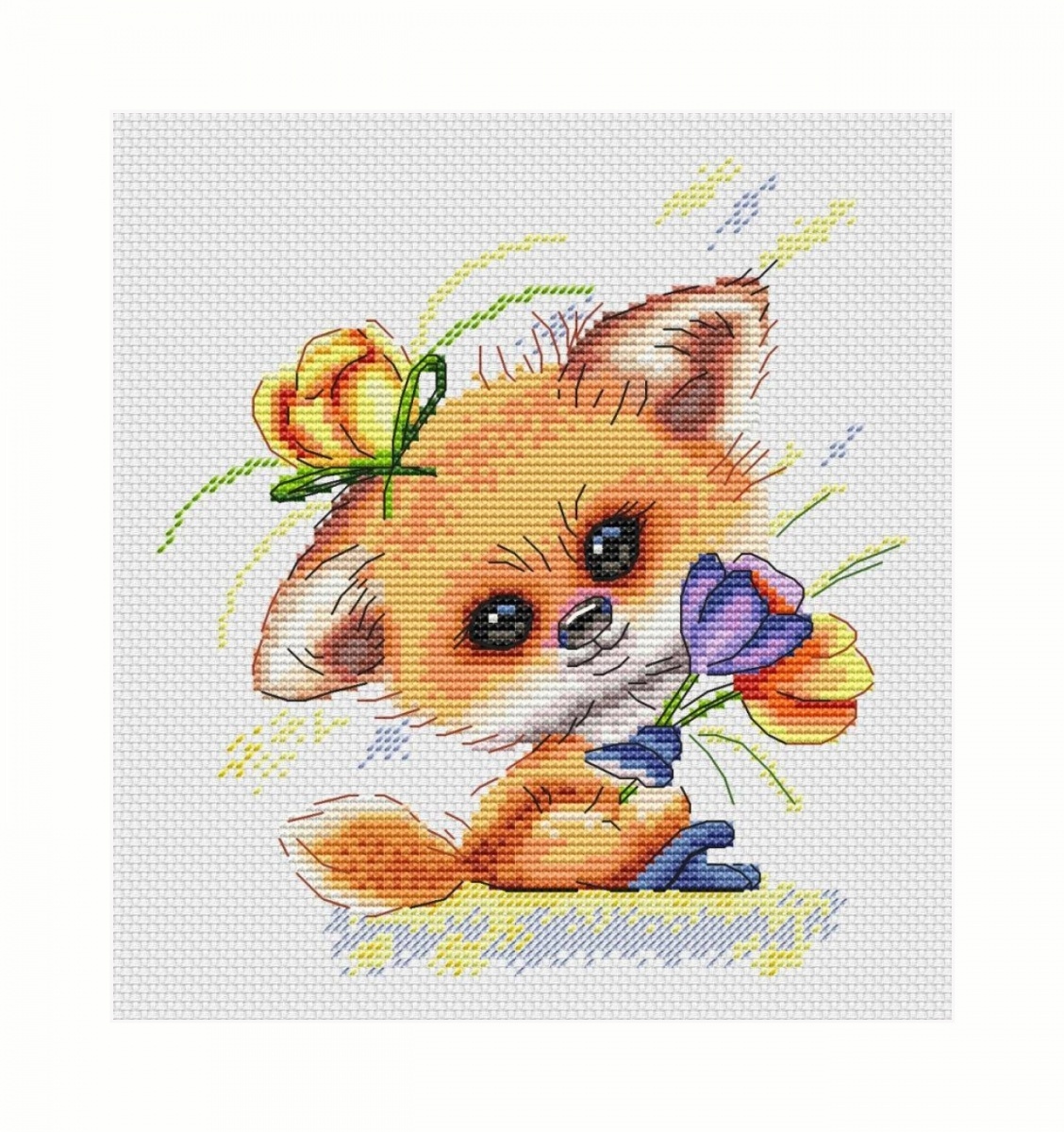 A Fox Cross Stitch Pattern фото 1