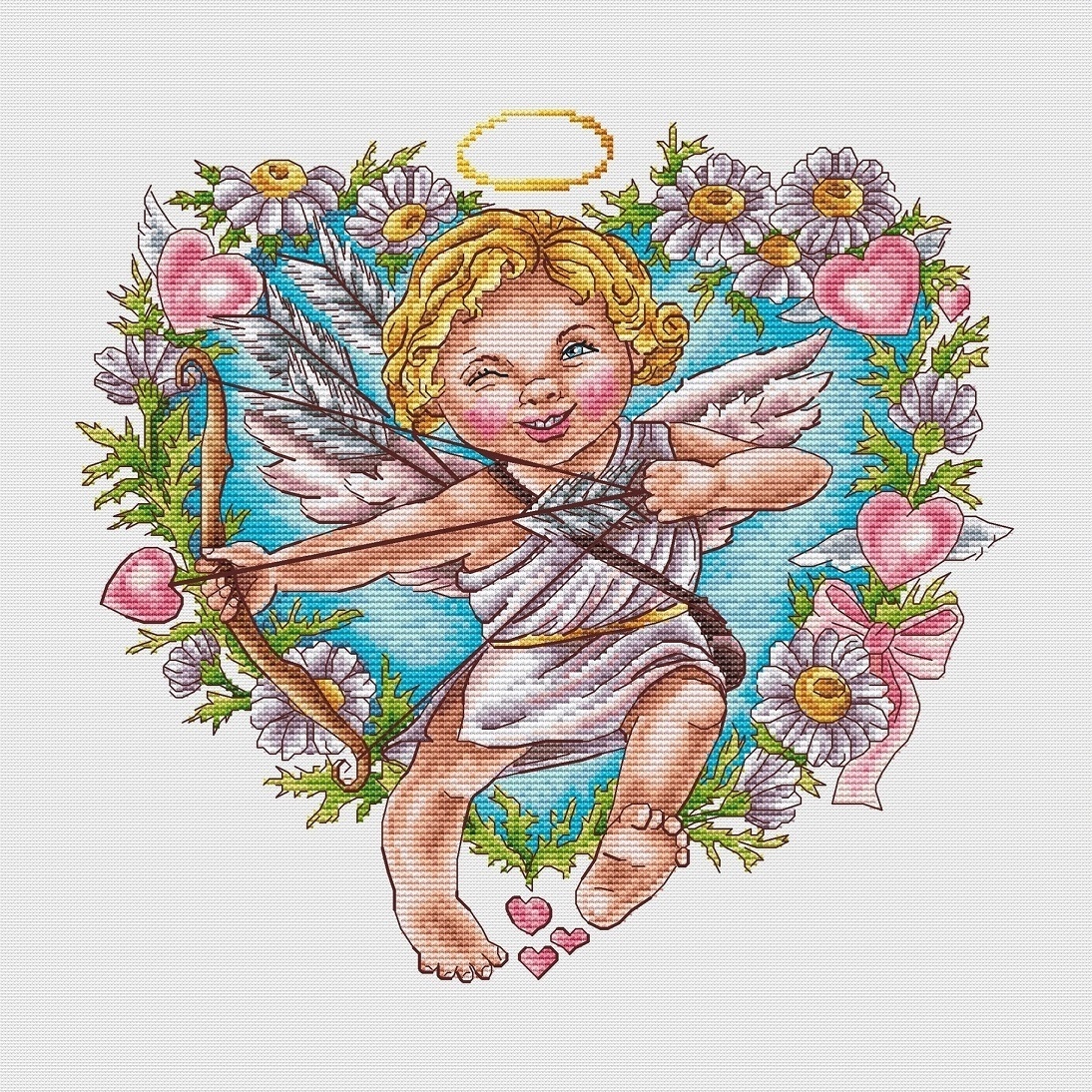 Saint Valentine Cross Stitch Pattern фото 1