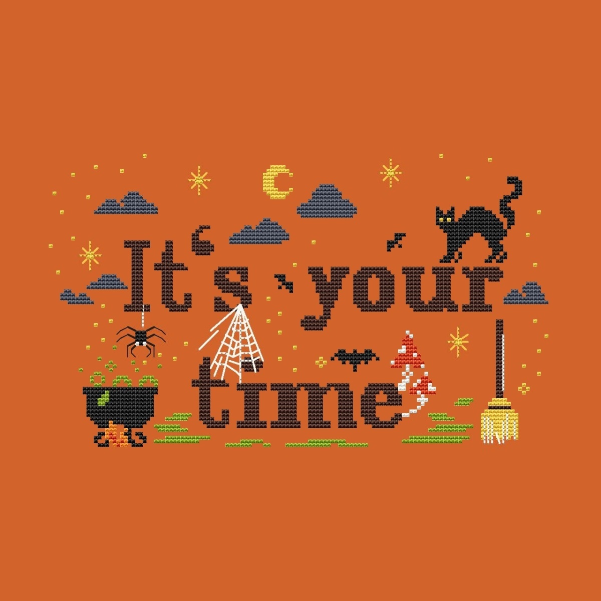 It`s Your Time Cross Stitch Pattern фото 4