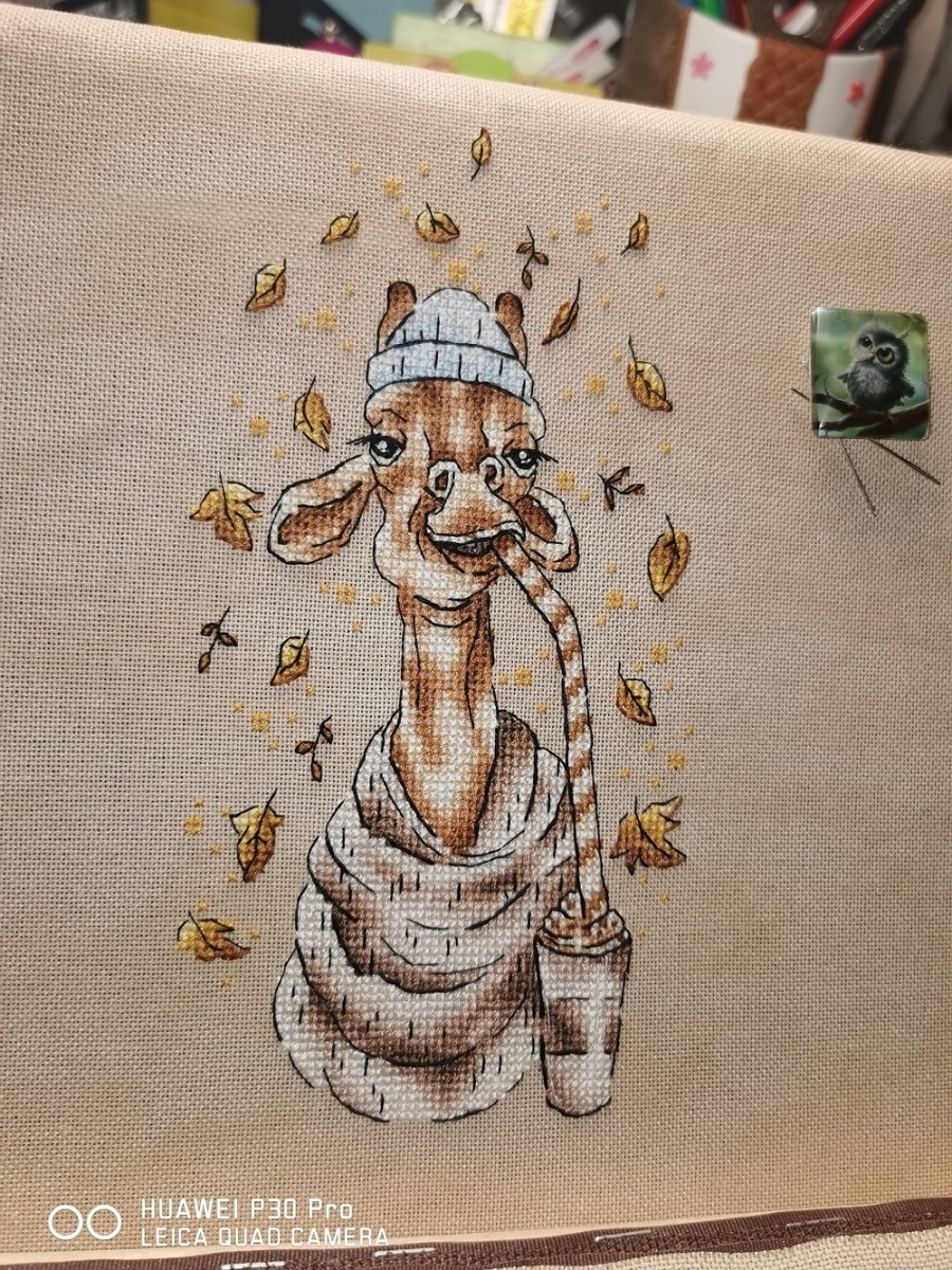 Typical Giraffe Cross Stitch Pattern фото 3