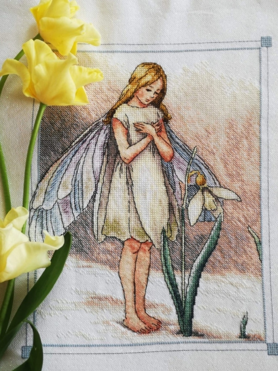 Fairy Spring Cross Stitch Pattern фото 9