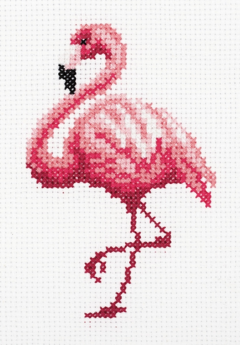 Flamingo Cross Stitch Kit by Klart фото 1