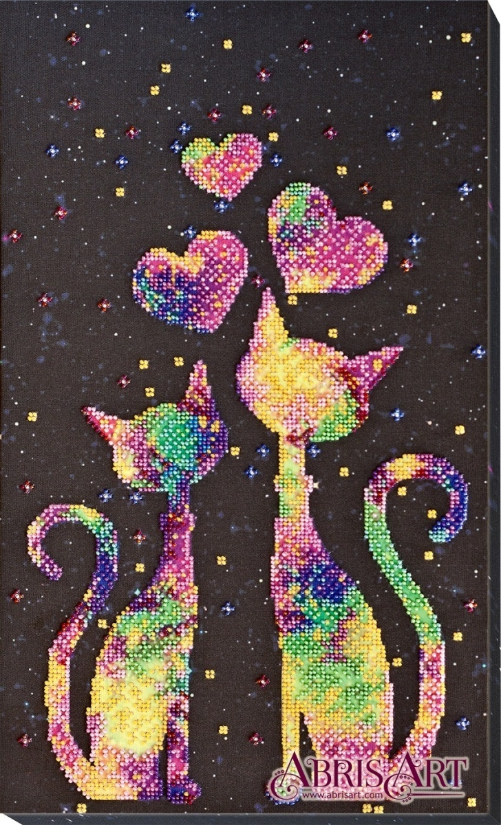 Kittens' Purrings Bead Embroidery Kit фото 1