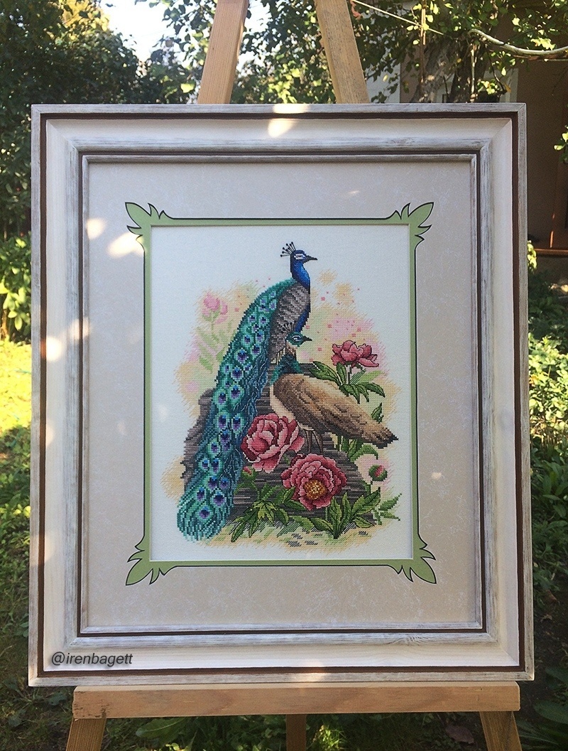 Peacocks Cross Stitch Pattern фото 3
