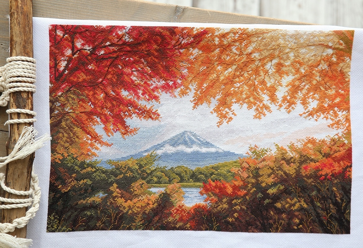 Japan. Mount Fuji Cross Stitch Kit фото 6