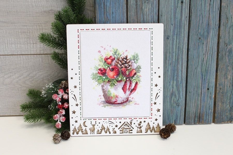 New Year's Composition Cross Stitch Kit фото 5