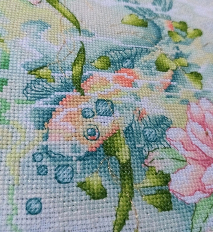 Carp and Lotuses Cross Stitch Pattern фото 4
