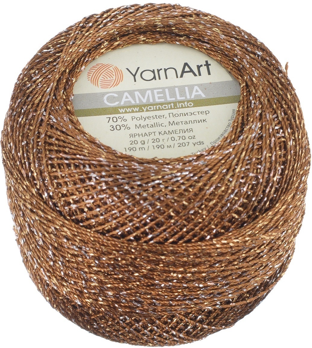 YarnArt Camellia 70% polyester, 30% metallic, 10 Skein Value Pack, 250g фото 13