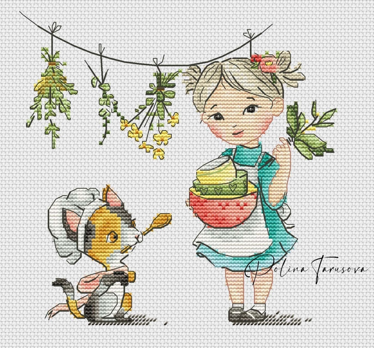 Lola and Spices Cross Stitch Pattern фото 1