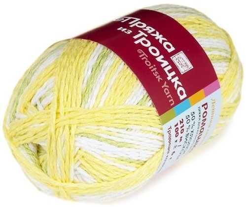 Troitsk Wool Camomile, 50% Cotton, 50% Viscose 5 Skein Value Pack, 500g фото 38