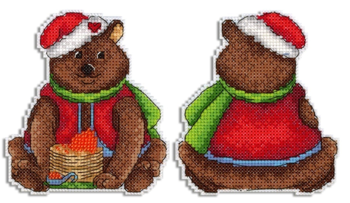 Treats for the Bear Cross Stitch Kit фото 1