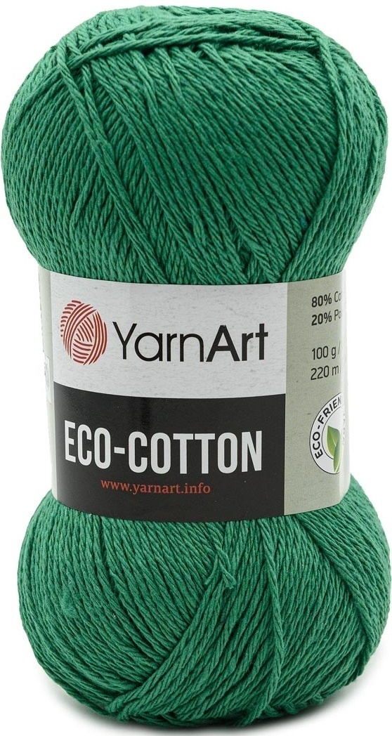 YarnArt Eco Cotton 85% cotton, 15% polyester, 5 Skein Value Pack, 500g фото 9