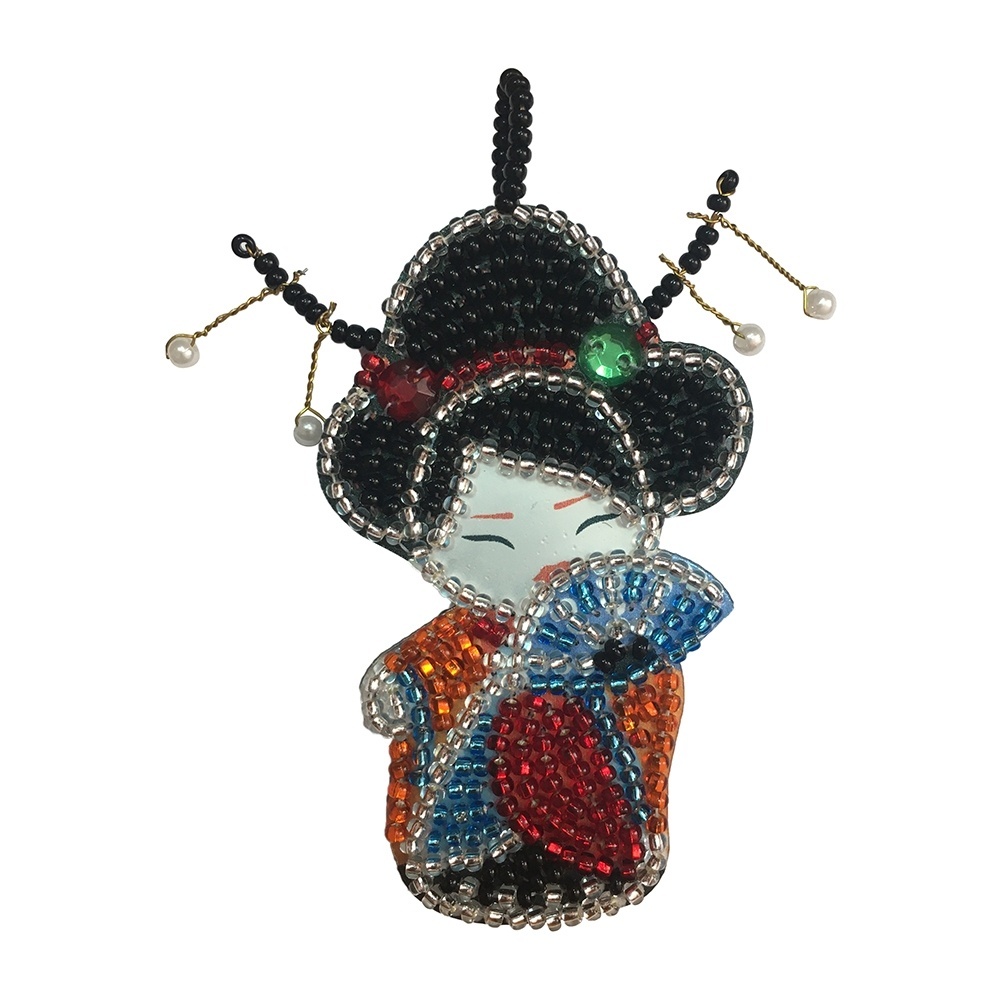 Pendant "Oriental Beauty" Bead Embroidery Kit фото 1
