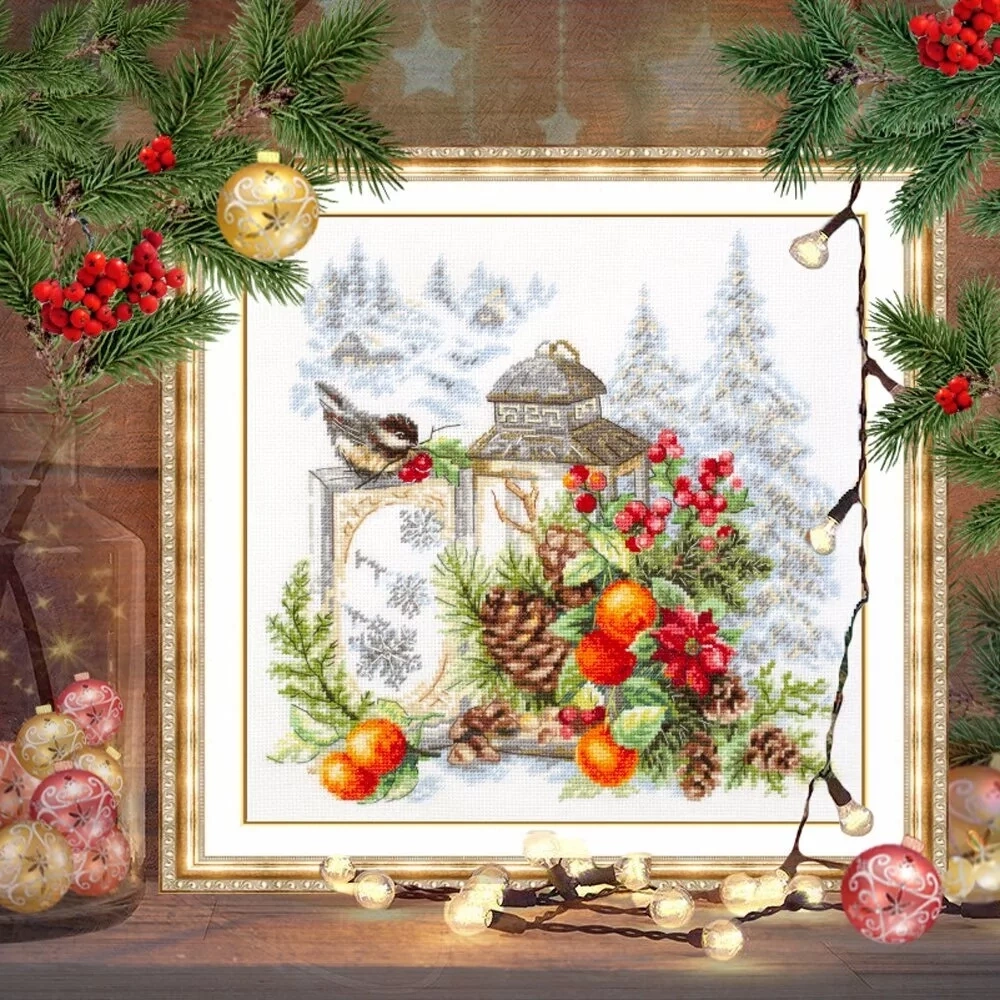 The Scent Of Winter Cross Stitch Kit фото 2