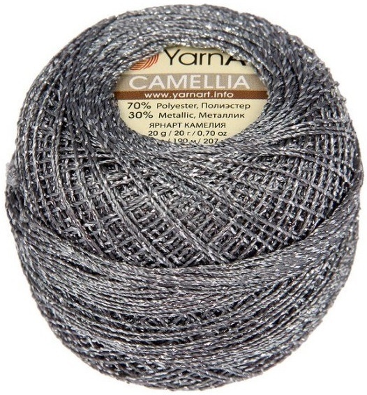 YarnArt Camellia 70% polyester, 30% metallic, 10 Skein Value Pack, 250g фото 15