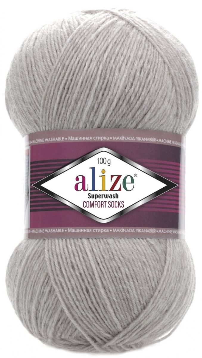 Alize Superwash Comfort Socks 75% wool, 25% polyamide 5 Skein Value Pack, 500g фото 3