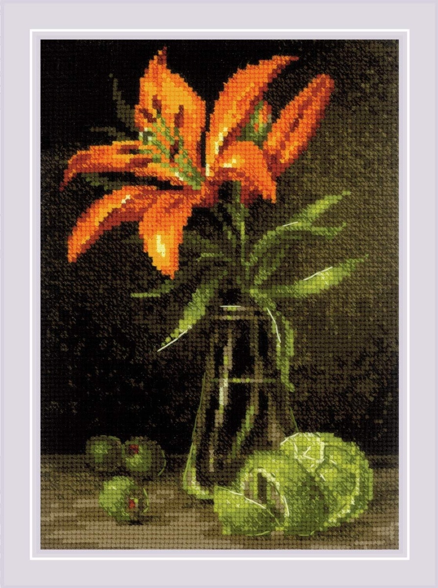 Lily and Lime Cross Stitch Kit фото 1