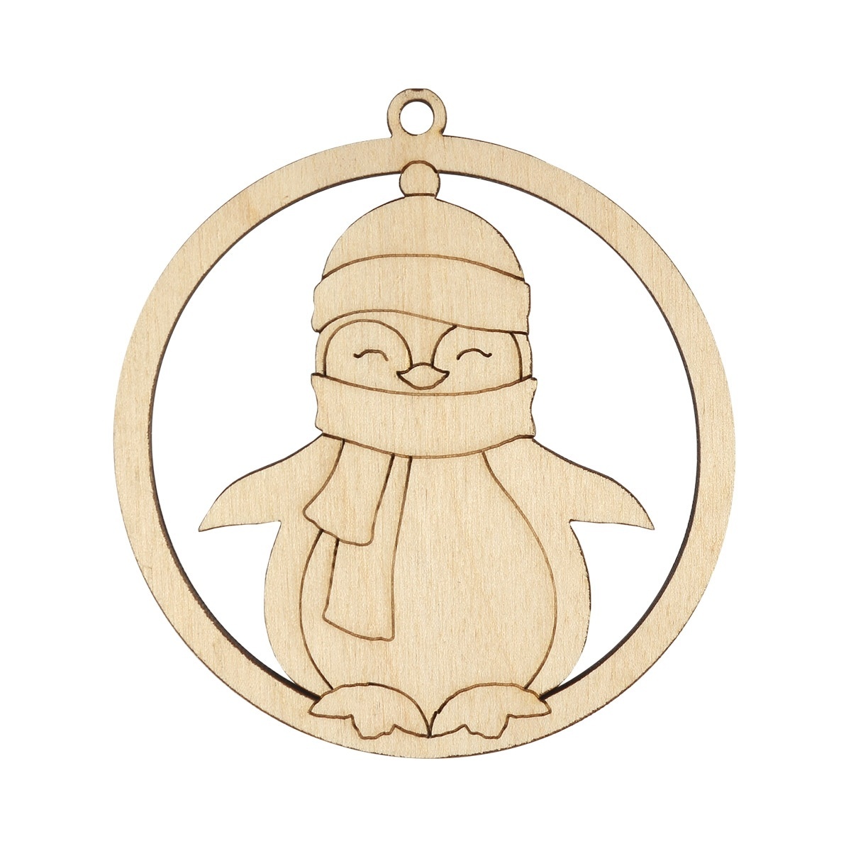 Wooden Christmas Toy Penguin фото 1