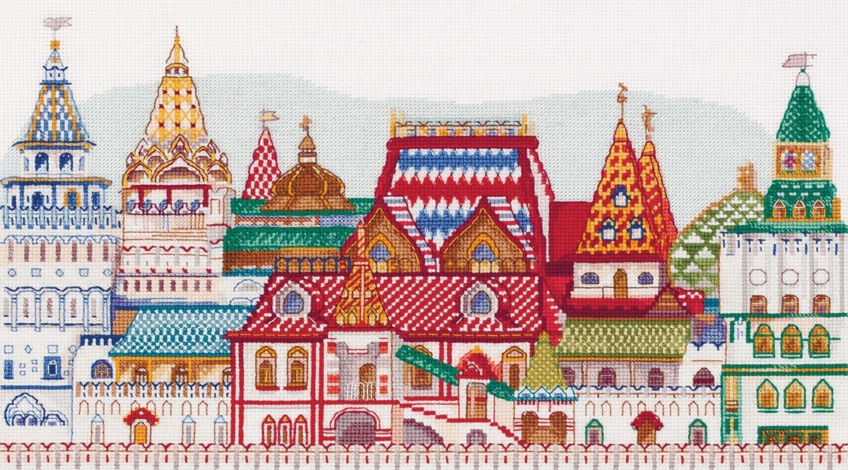 Izmailovsky Kremlin Cross Stitch Kit фото 1