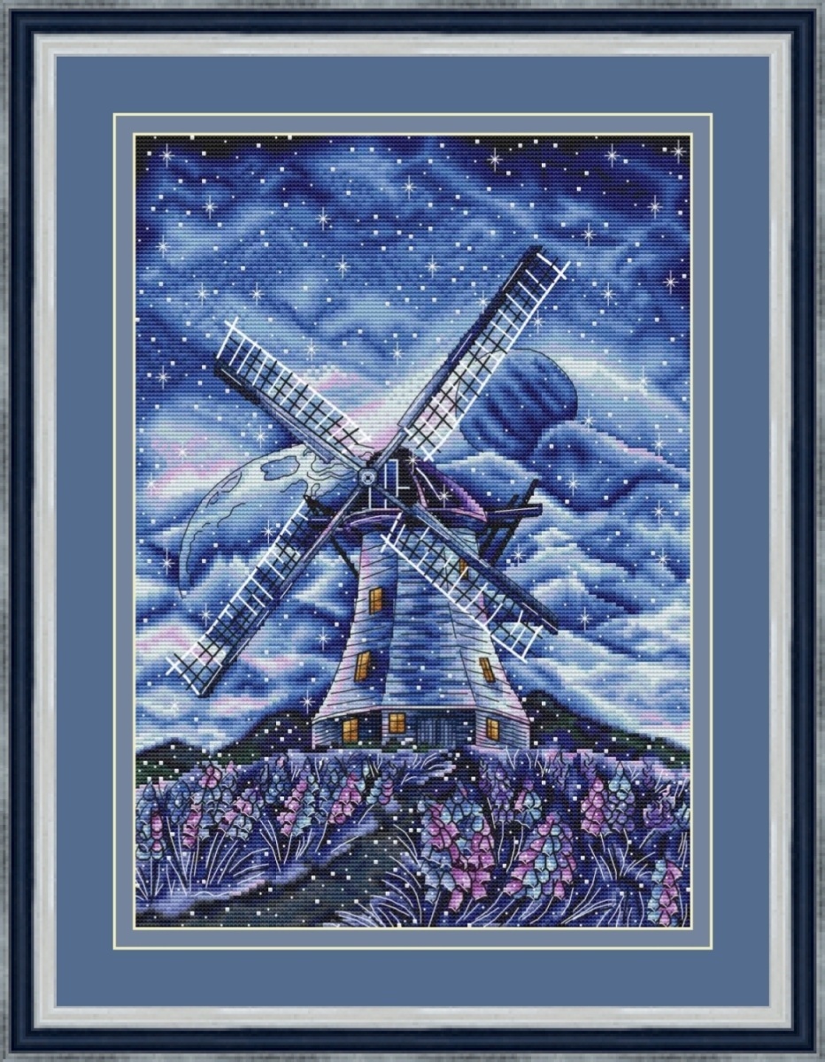 Star Mill Cross Stitch Pattern фото 1