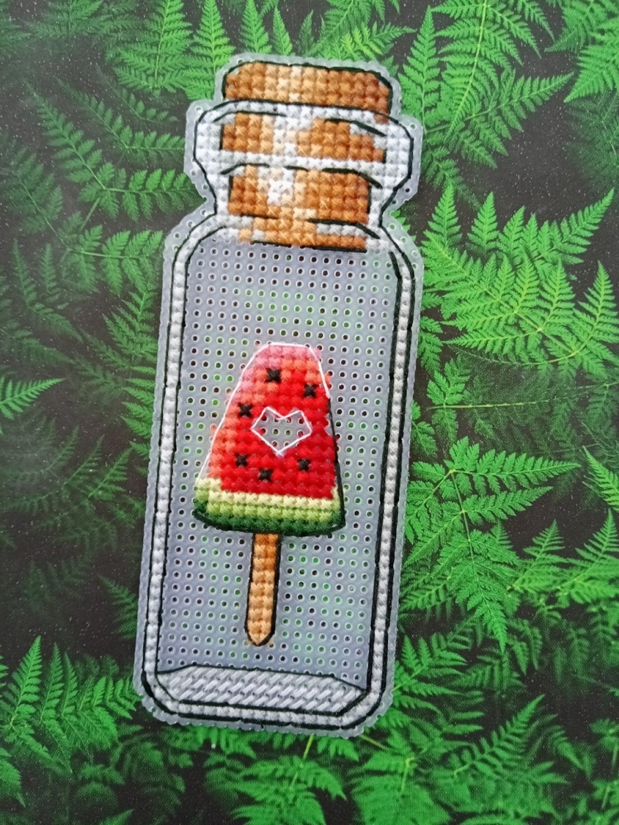 Bottles. Watermelon Cross Stitch Pattern фото 4