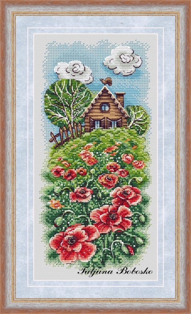 Forest Fairy House Cross Stitch Pattern фото 1