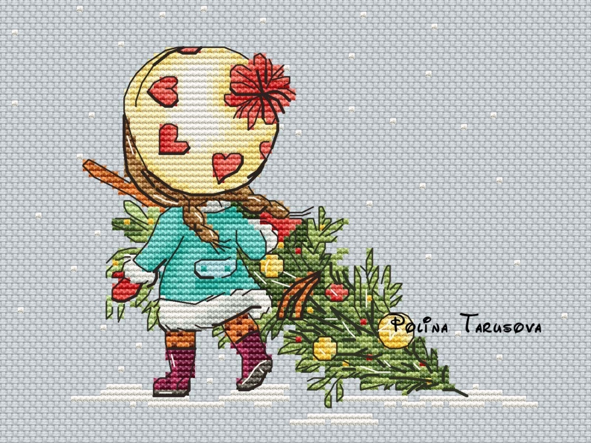 On Holiday! Cross Stitch Pattern фото 1