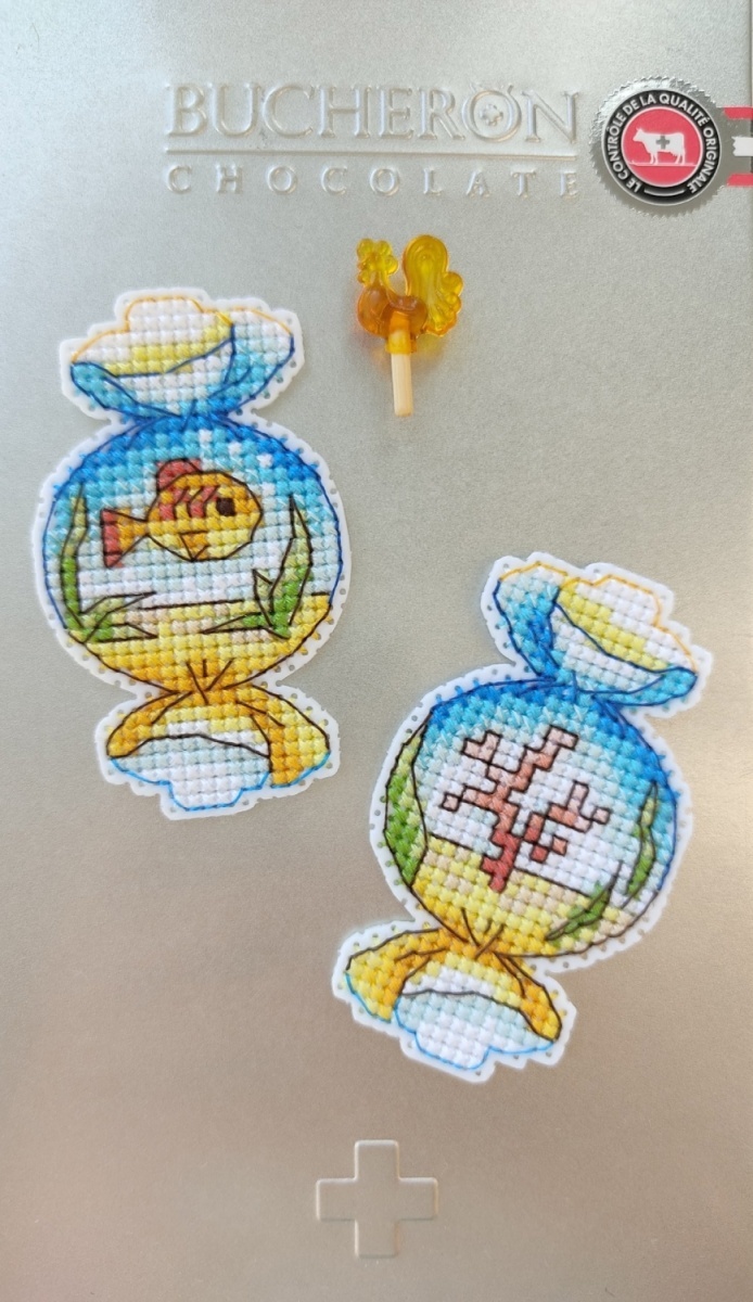Candy Fish Cross Stitch Pattern фото 4