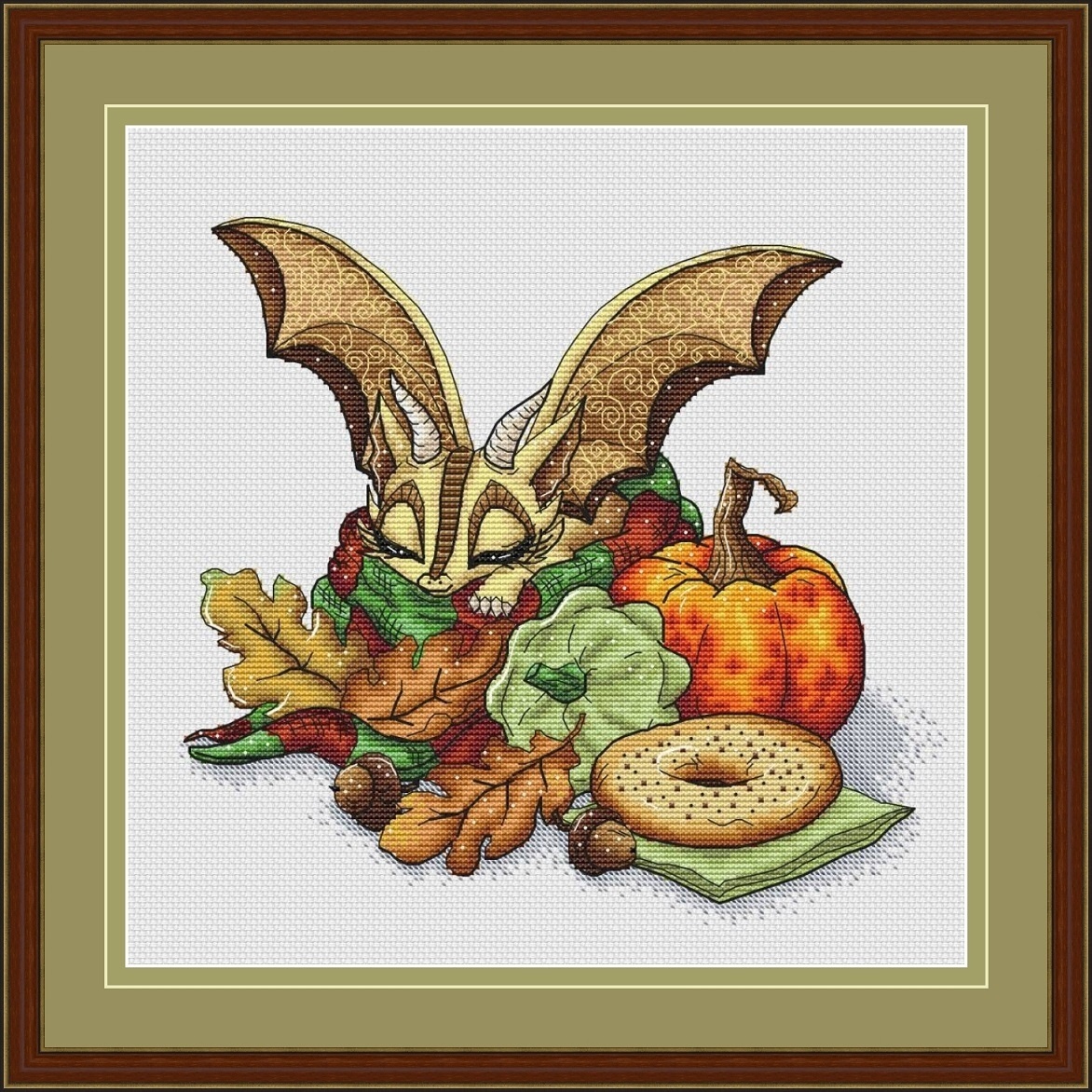 Autumn Dragon Cross Stitch Pattern фото 2