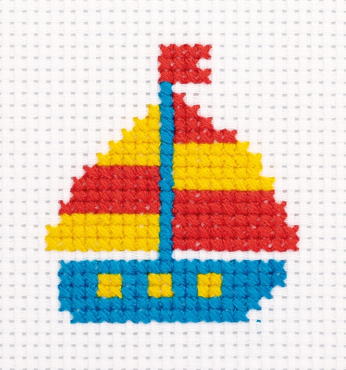 Little Blue Ship Cross Stitch Kit фото 1