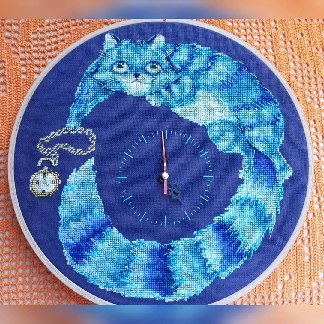 Tea Time Cat Cross Stitch Chart фото 2