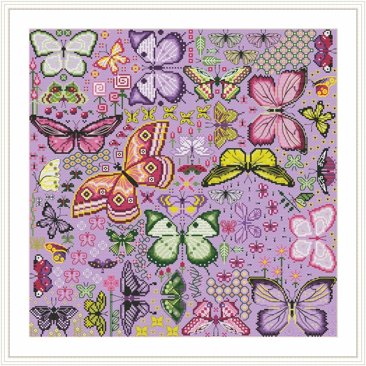 Butterflies. Midday Cross Stitch Pattern фото 2