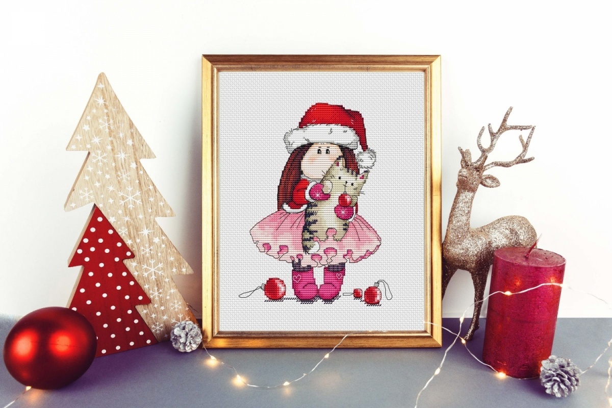 Christmas Hugs Cross Stitch Pattern фото 2