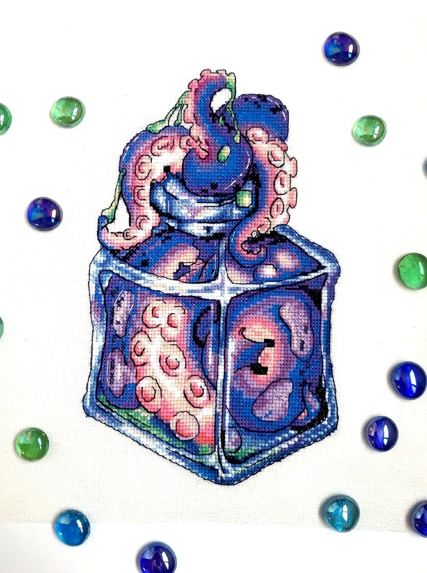 Tentacle Potion Cross Stitch Pattern фото 2