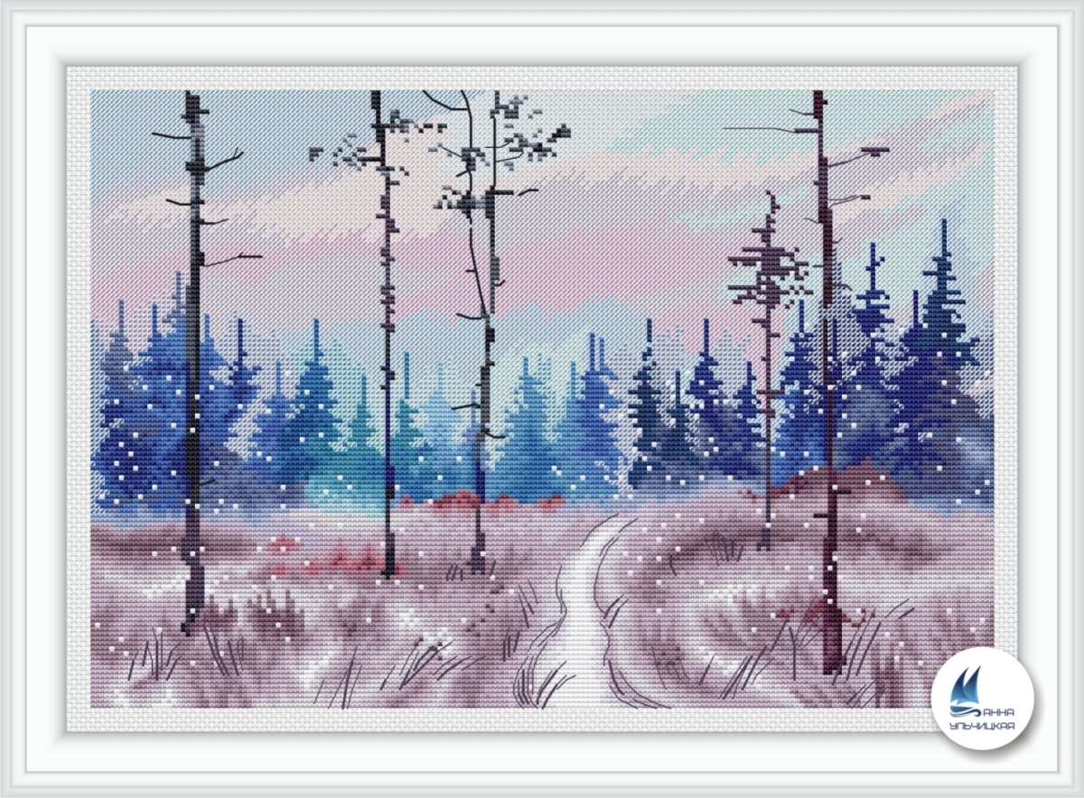 The Mysterious Forest Cross Stitch Pattern фото 1