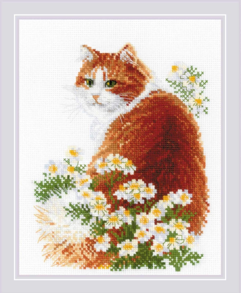 Ginger Meow Cross Stitch Kit фото 1