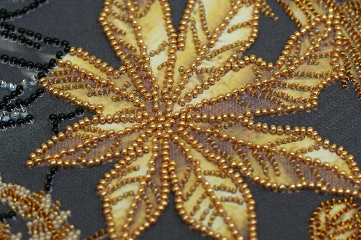 Golden Tropics Bead Embroidery Kit фото 6